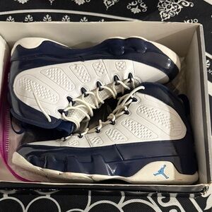 jordan 9 Pearl Blue Size 11.5